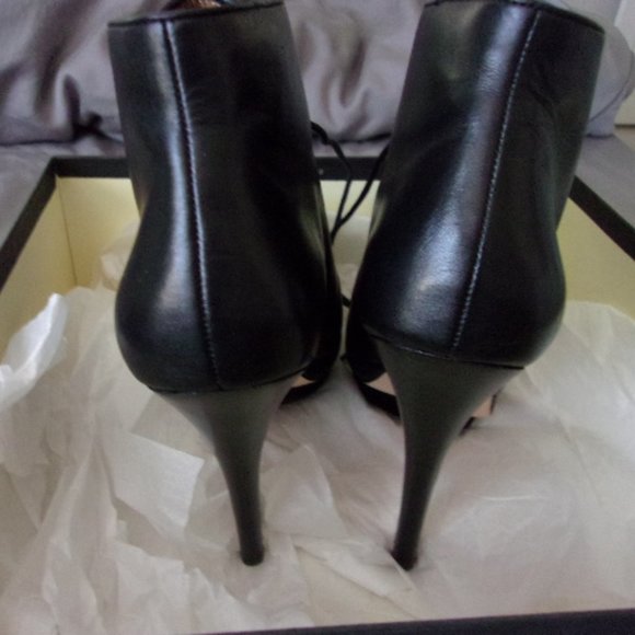 Ann Taylor Lace Up Platform Boot - Picture 7 of 12